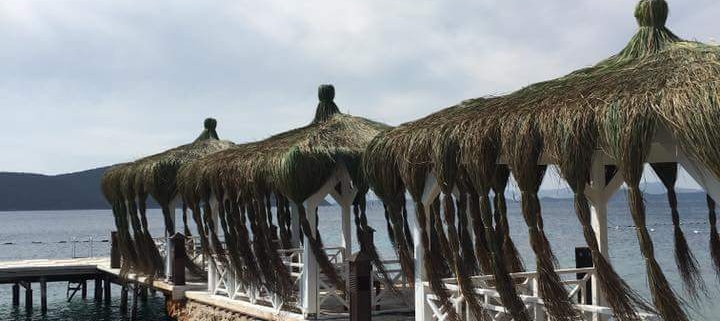 çeşme hasır dekorasyon